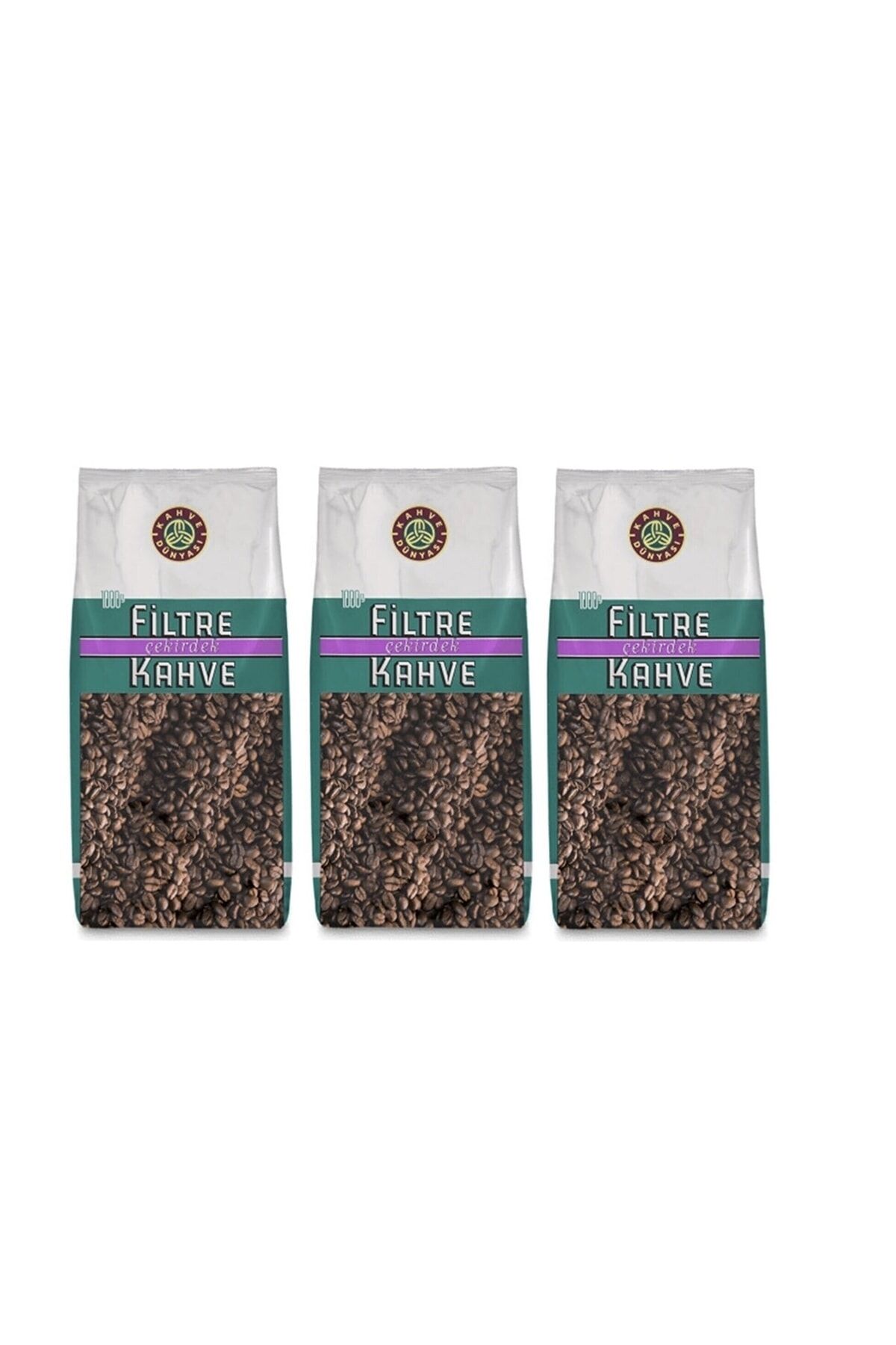 Kahve Dünyası Filtre Çekirdek Kahve 1 kg x 3 Adet