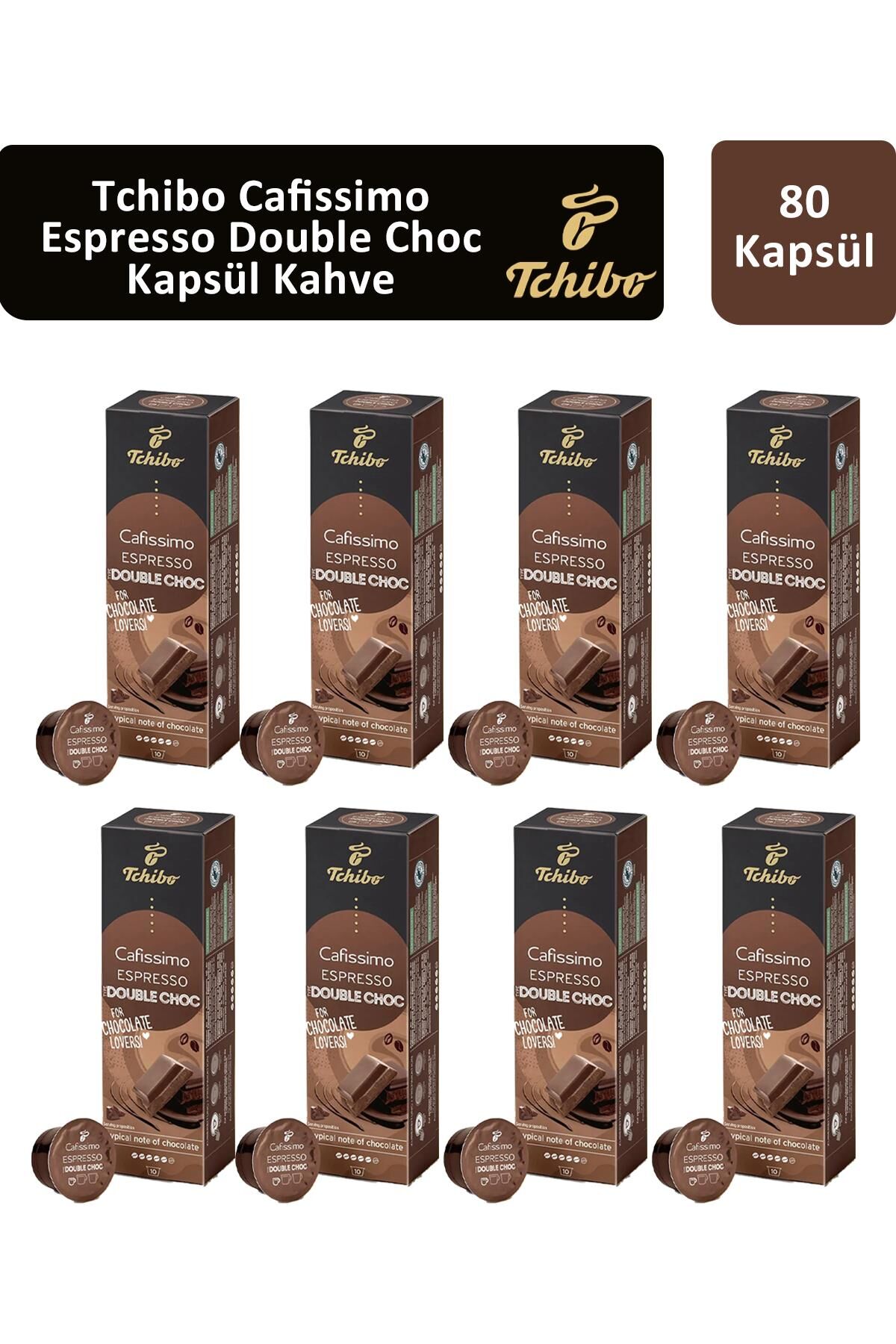 Tchibo Cafissimo Espresso Double Choc Kapsül Kahve x 8 Adet