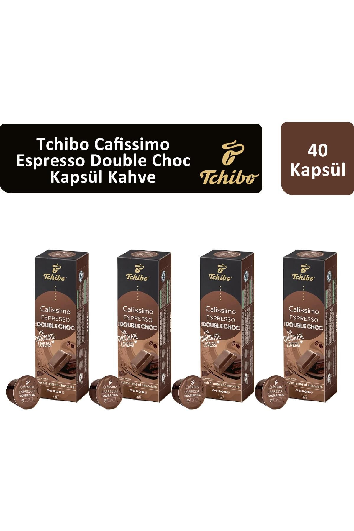 Tchibo Cafissimo Espresso Double Choc Kapsül Kahve x 4 Adet