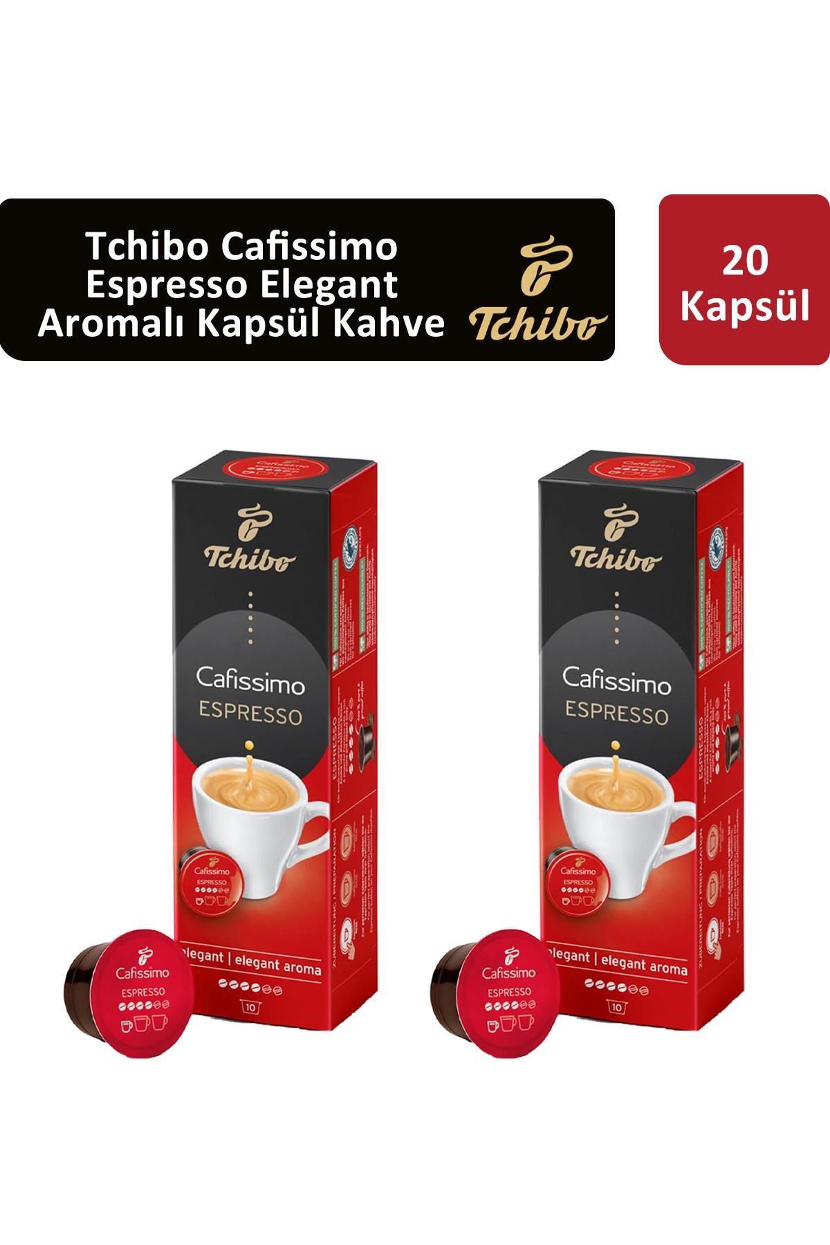 Tchibo Cafissimo Espresso Elegant Aroma Kapsül Kahve x 2 Adet