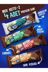 TrioMove Çikolata Kaplamalı Protein Bar 4'lü Karışık Tanışma Paketi 50 gr x 4 Adet
