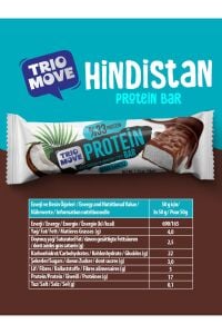 TrioMove Çikolata Kaplamalı Protein Bar 4'lü Karışık Tanışma Paketi 50 gr x 4 Adet