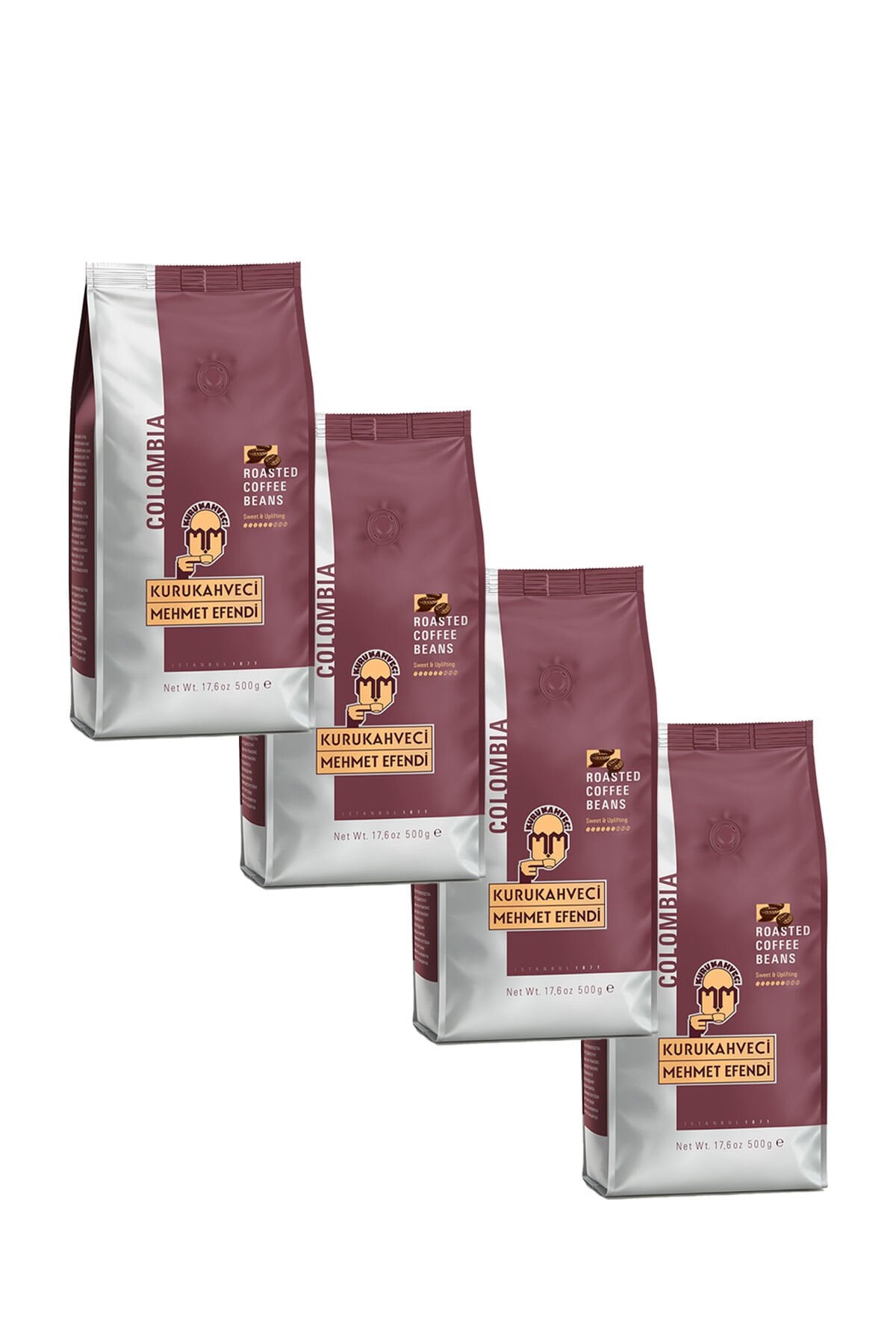 Mehmet Efendi Colombian Çekirdek Kahve 500 gr x 4 Adet