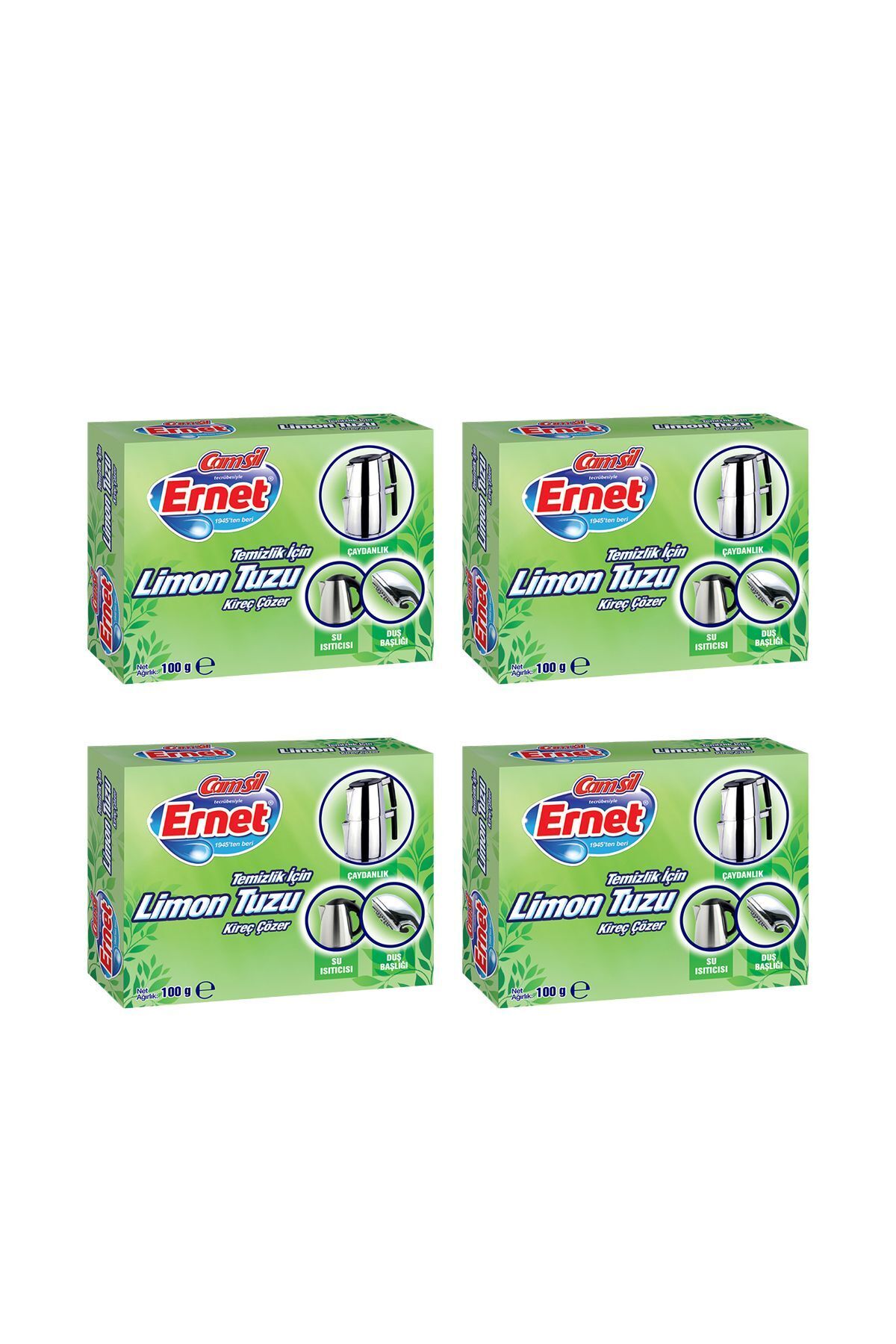 Ernet Temizlik İçin Limon Tuzu 4 x 100 G