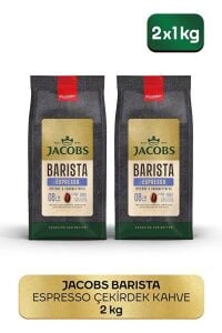 Barista Editions Çekirdek Kahve %100 Arabica Espresso 1 Kg x 2 Paket