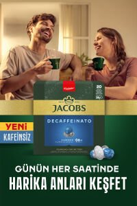 Jacobs Classico Kafeinsiz Nespresso Uyumlu Alüminyum Kapsül Kahve 20 Kapsül