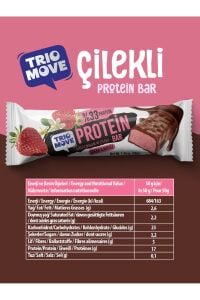 TrioMove Çikolata Kaplamalı Protein Bar 9'lu Tanışma Paketi 50 gr x 9 Adet
