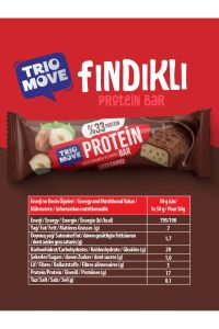 TrioMove Çikolata Kaplamalı Protein Bar 9'lu Tanışma Paketi 50 gr x 9 Adet