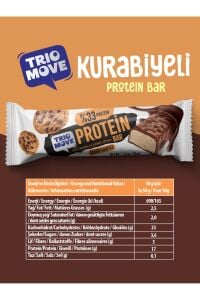 TrioMove Çikolata Kaplamalı Protein Bar 4'lü Karışık Tanışma Paketi 50 gr x 4 Adet