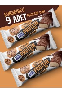 TrioMove Protein Bar - Kurabiyeli ve Sütlü Çikolatalı, %33 Protein, 50 gr x 9 Adet