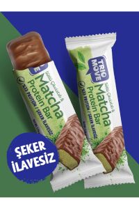TrioMove Protein Bar - Matcha ve Sütlü Çikolatalı, %33 Protein, 50 gr x 9 Adet
