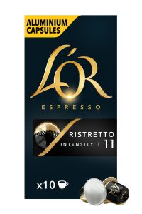 L'OR - Ristretto - Intensity 11 - Nespresso Uyumlu Kapsül Kahve Fırsat Paketi 10 x 5 Paket (50 Adet)