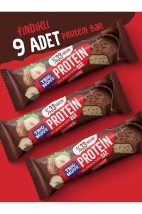 TrioMove Protein Bar - Fındıklı ve Sütlü Çikolatalı, %33 Protein, 50 gr x 9 Adet
