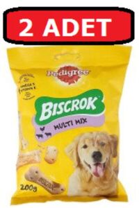Pedigre Biscrok Köpek Ödül Bisküvisi 2 Adet x 200 gr Ödül Maması