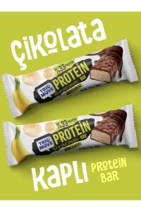 TrioMove Protein Bar - Muz ve Sütlü Çikolatalı, %33 Protein, 50 gr x 9 Adet