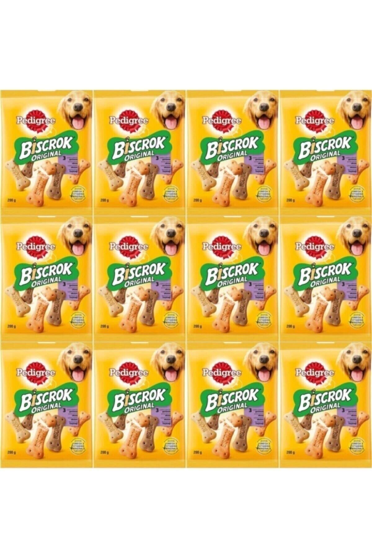 Pedigre Biscrok Multi Mix Köpek Ödül Maması Bisküvi 200 gr x 12 Adet