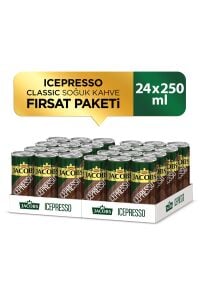Jacobs Icepresso CLASSIC 250 ml Soğuk Kahve x 24 Adet