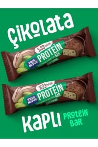 TrioMove Protein Bar - Antep Fıstıklı ve Sütlü Çikolatalı, %33 Protein, 50 gr x 9 Adet