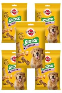 Pedigre Biscrok Multi Mix 200gr X 5 Paket Köpek Ödül Bisküvi Köpek Ödül Maması