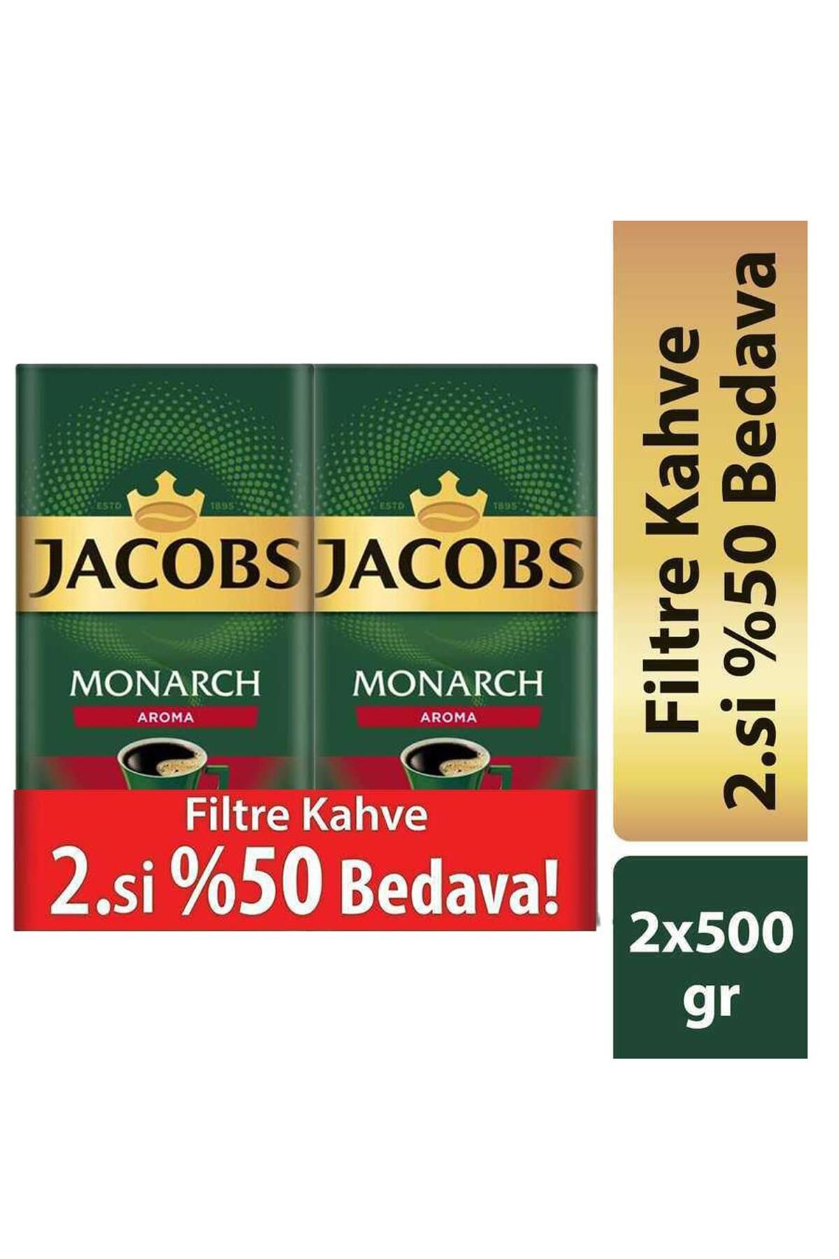 Jacobs Monarch Aromalı Filtre Kahve 500 gr x 2li SET