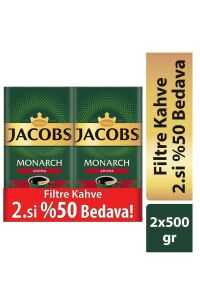 Jacobs Monarch Aromalı Filtre Kahve 500 gr x 2li SET