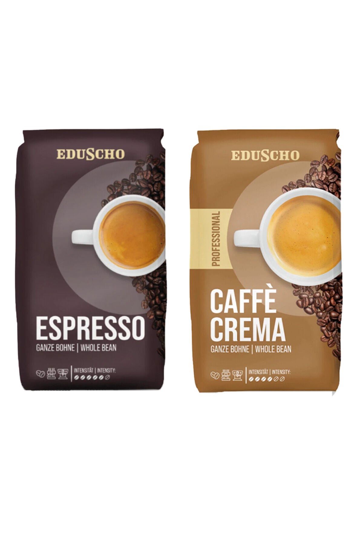 Eduscho Professional Crema ve Espresso Çekirdek Kahve 1kg x 2 Adet