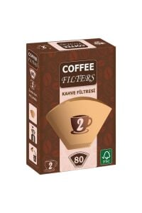 Coffeo Filters NO2 80 Adet Kahve Filtre Kağıdı