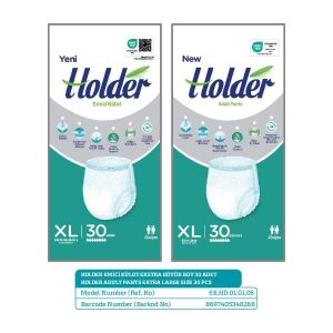 Holder Emici Külot Yetişkin Hasta Bezi Büyük Boy ( X Large ) 30 Adet