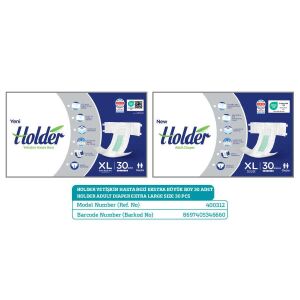 Holder Yetişkin Hasta Bezi Ekstra Büyük Boy ( X Large ) 30 Adet
