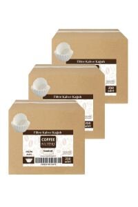 Coffeo Fıltres 250/90 250'li Filtre Kahve Kağıdı x 3 Adet