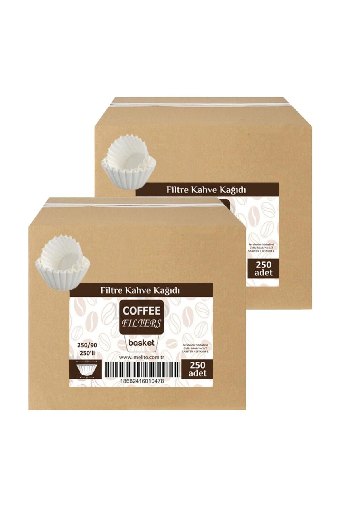 Coffeo Fıltres 250/90 250'li Filtre Kahve Kağıdı x 2 Adet