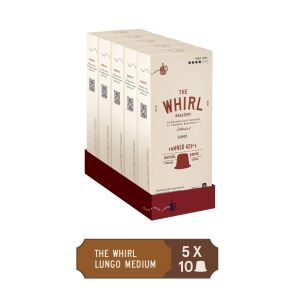 The Whirl Lungo Medium Kapsül Kahve 5'li Fırsat Paketi 50 Kapsül