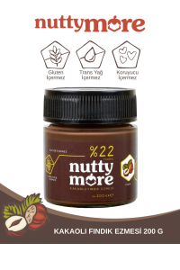 Abdurrahman Tatlıcı Parçacıklı Fındık Ezmesi 330 gr & Nutty More %33 Fındık Parçacıklı Kakaolu Fındık Ezmesi ve %22 Kakaolu Fındık Ezmesi 200 gr x 2 Adet