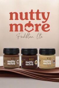 Abdurrahman Tatlıcı Parçacıklı Fındık Ezmesi 330 gr & Nutty More %33 Fındık Parçacıklı Kakaolu Fındık Ezmesi ve %22 Kakaolu Fındık Ezmesi 200 gr x 2 Adet