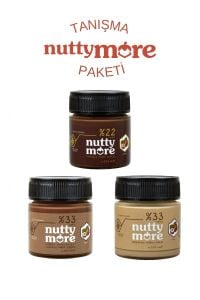 Mehmet Efendi Türk Kahvesi 100 gr x 5 Adet & Nutty More Fındık Ezmesi Tanışma Paketi 200 gr x 3 Adet