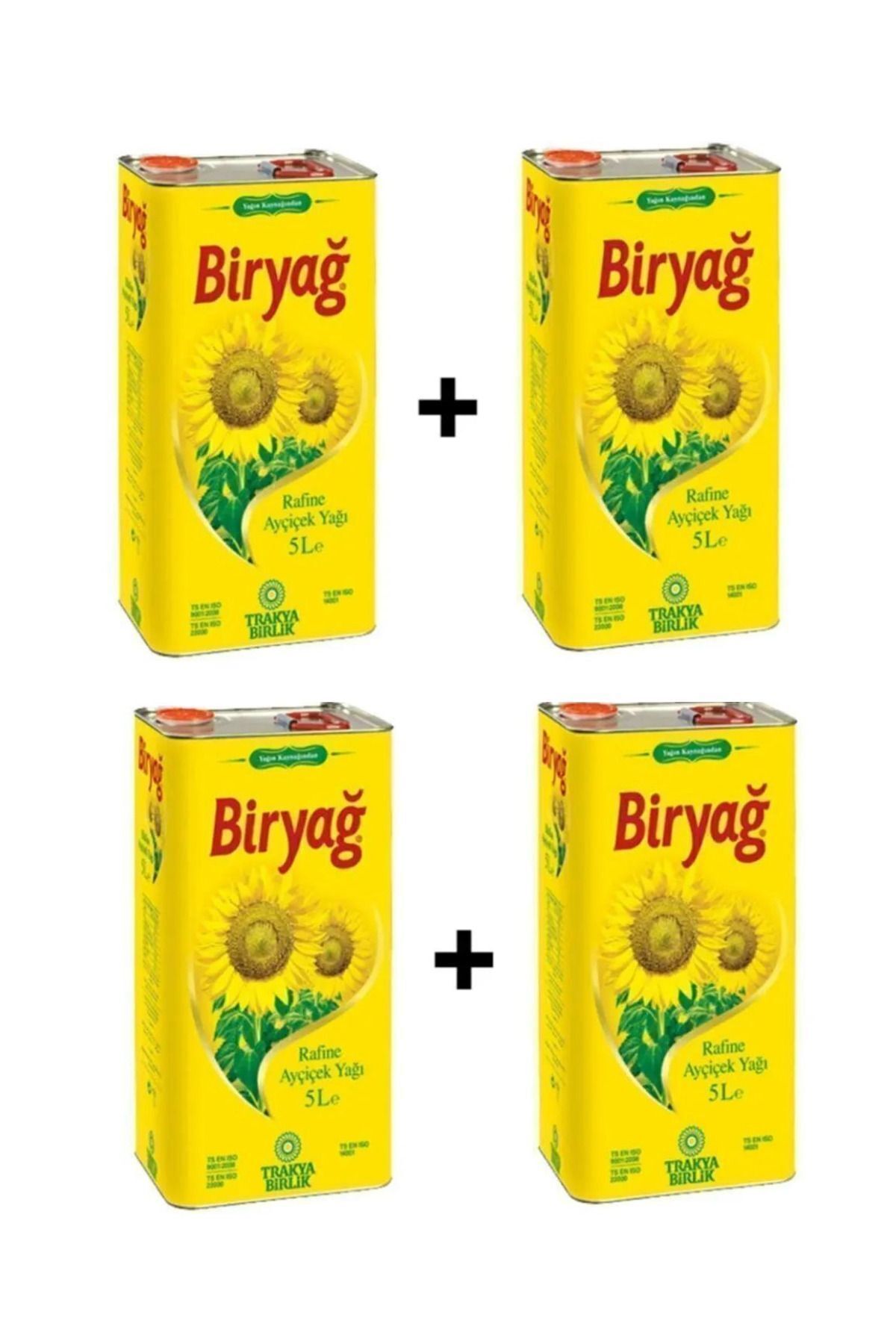 Trakyabirlik Ayçiçek Yağı 5 Lt X 4 Adet
