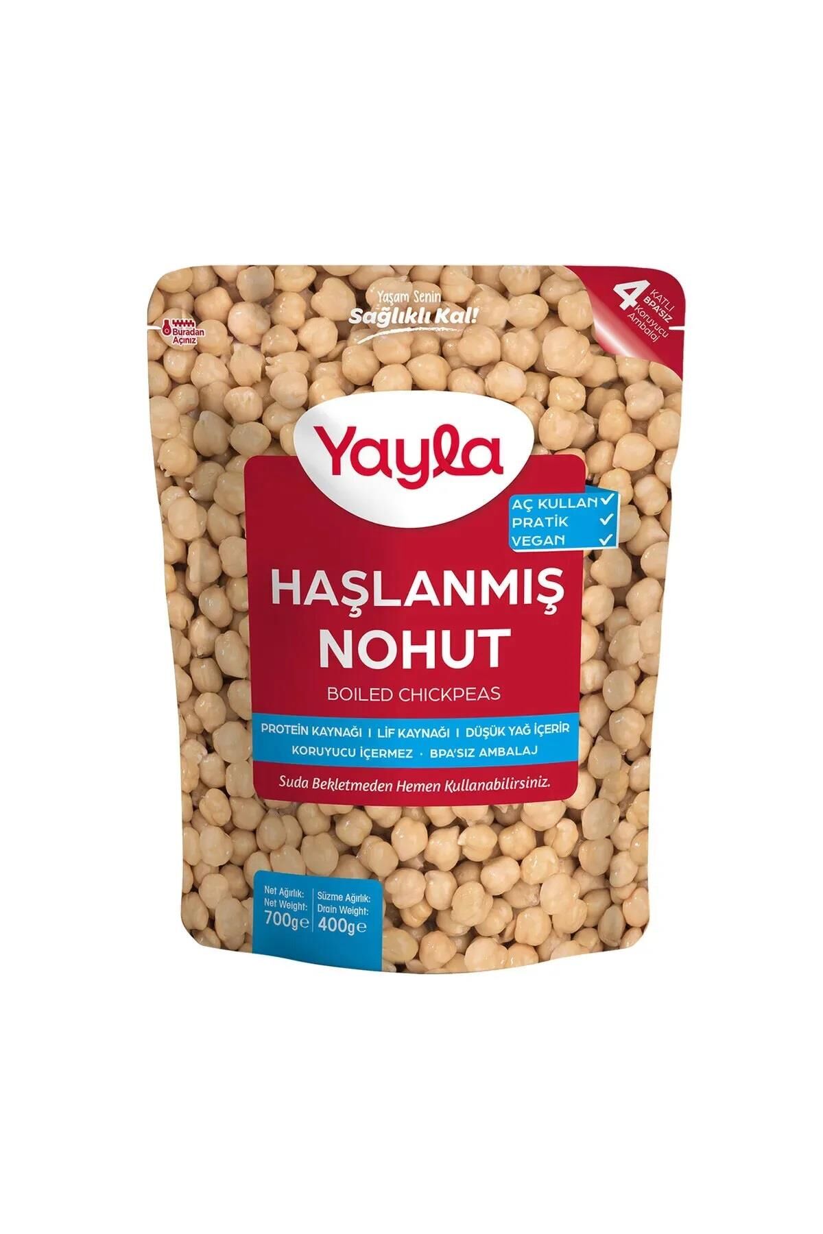 Yayla Haşlanmış Nohut 700 gr