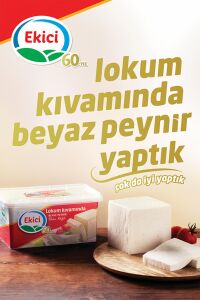 Ekici Tam Yağlı Lokum Kıvamında Beyaz Peynir 800 g + Ekici Taze Kaşar Peyniri 600 gr 2'li Lezzet Paketi