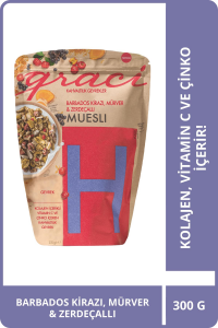 Graci Barbados Kirazı, Mürver & Zerdeçallı Kahvaltılık Gevrek 300 gr