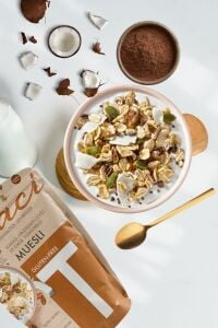 Graci Kakao, Hindistan Cevizi ve Chia Tohumlu Kahvaltılık Gevrek 400 gr