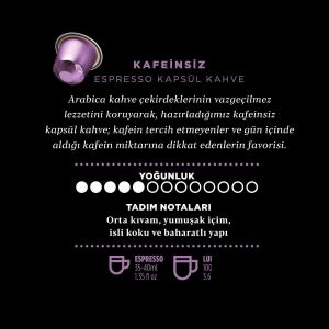 Kahve Dünyası 5 Peace Decaffeinated Espresso Kapsül Kahve 60 kapsül
