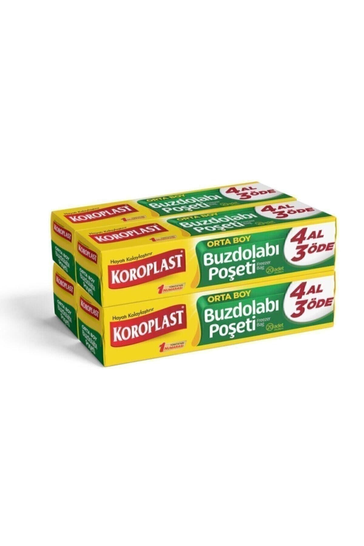 Buzdolabı Poşeti 4 Al 3 Öde Orta Boy 80 Li