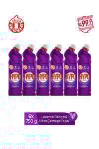 HYPO ULTRA KIVAMLI ÇAMAŞIR SUYU LAVANTA 750 GR X 6 ADET