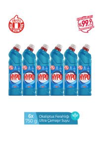 HYPO ULTRA KIVAMLI ÇAMAŞIR SUYU OKALİPTUS 750 GR X 6 ADET