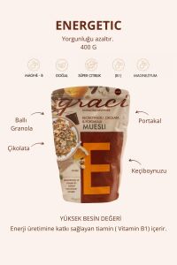 Graci Keçiboynuzu, Çikolata & Portakallı Kahvaltılık Gevrek 400 gr