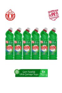 HYPO ULTRA KIVAMLI ÇAMAŞIR SUYU ÇAM KOKULU 750 GR X 6 ADET