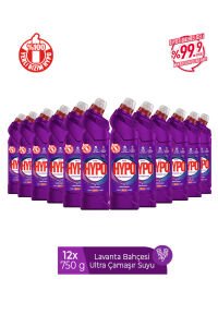 ULTRA ÇAMAŞIR SUYU LAVANTA 750 GR x 12 ADET