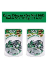 Kahve Dünyası Küre Mini Sütlü Gofrik 50 x 12.5 gr x 2 Adet