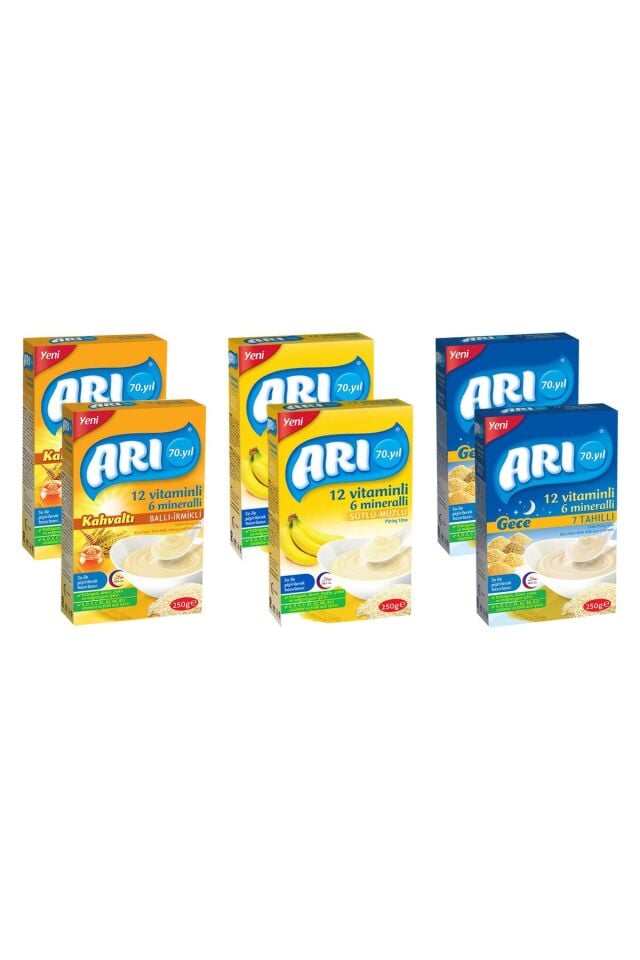 Pirinç Unu 250 gr 6 lı Karma Paket