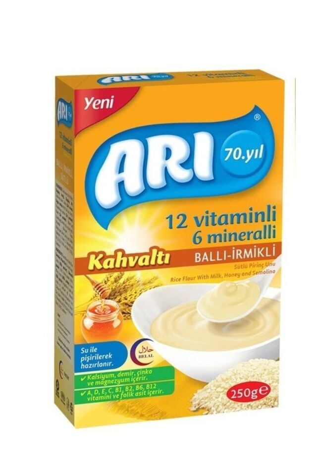 Pirinç Unu 250 gr Ballı İrmikli ve 7 Tahıllı Gece 6 lı Karma Paket